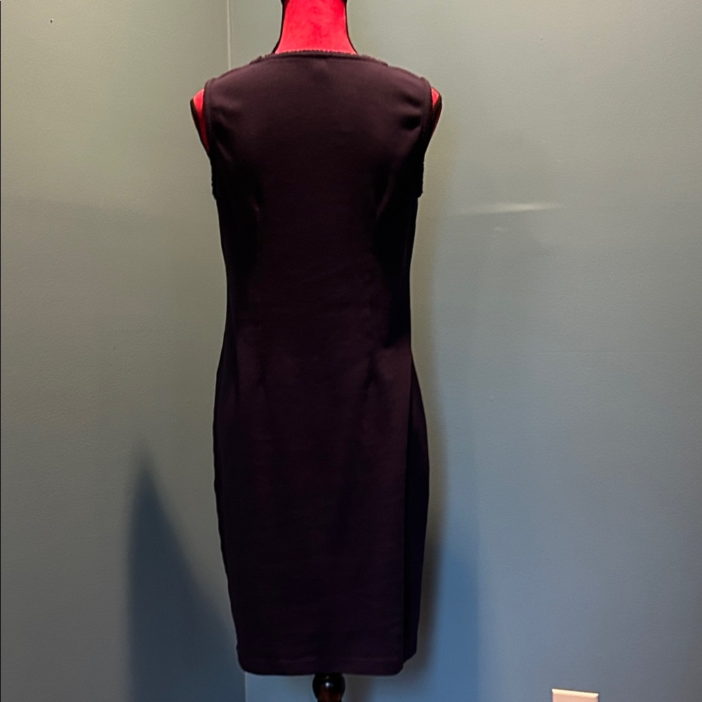 Elegant Navy Sleeveless Dress Size Small - Picture 5 of 13